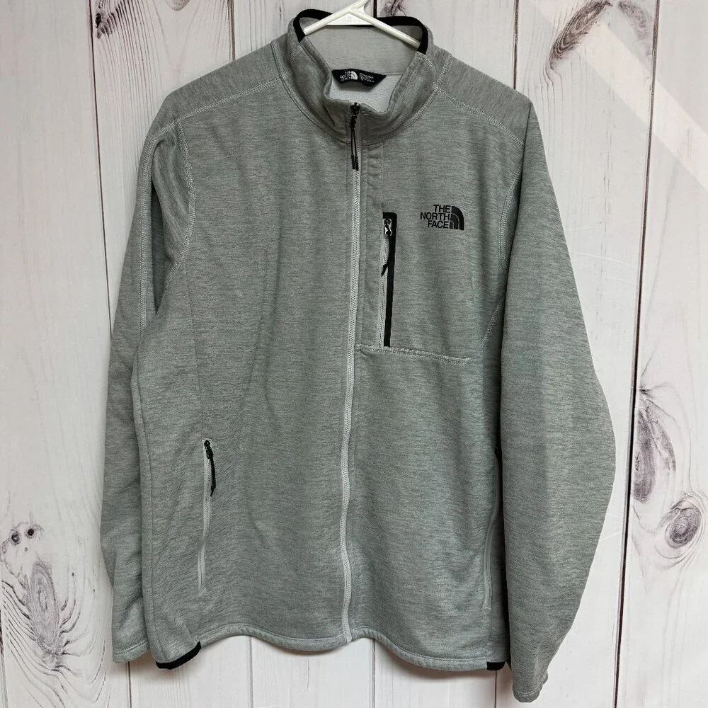 The North Face Canyonlands Full-Zip Fleece Jacket Men’s L Gray EUC